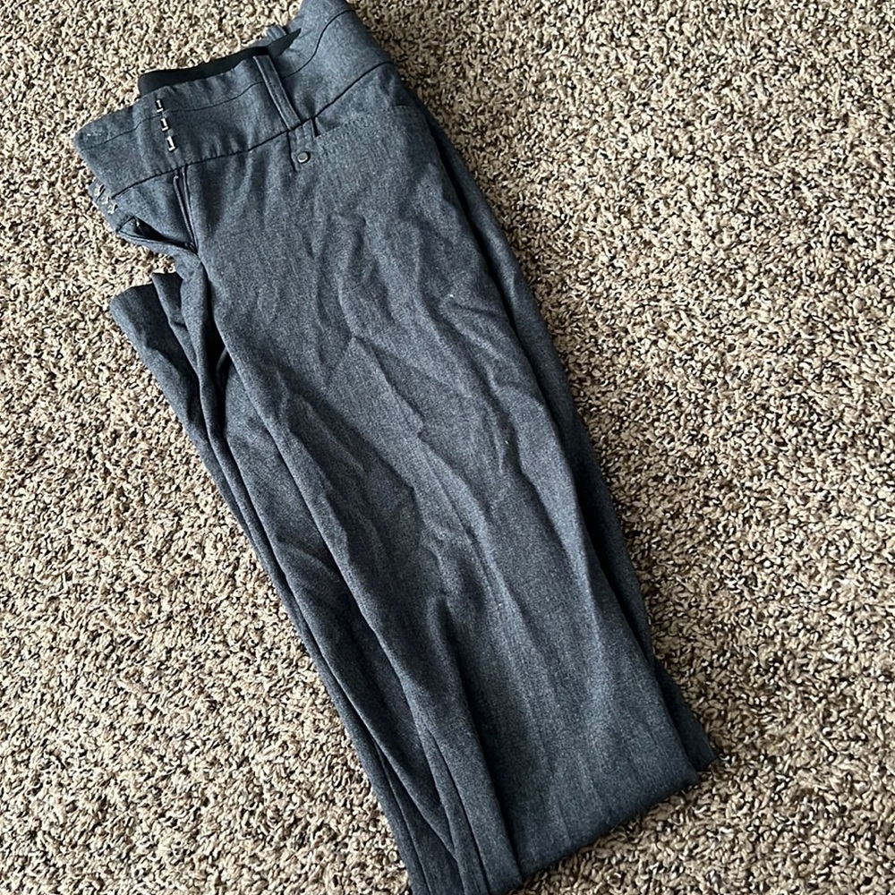 CANDIES BOOTCUT SLACKS—-